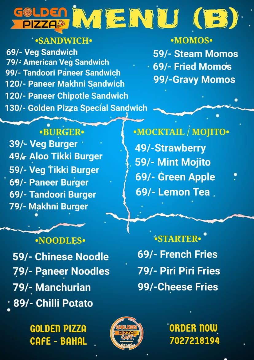 Menu B